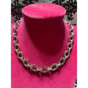 By Alexa Rae (BAR) Silver chunk chain necklace